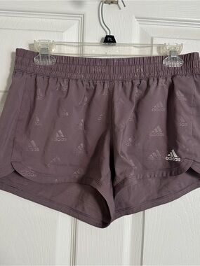 adidas Women's Dusty Purple Athletic Running Shorts